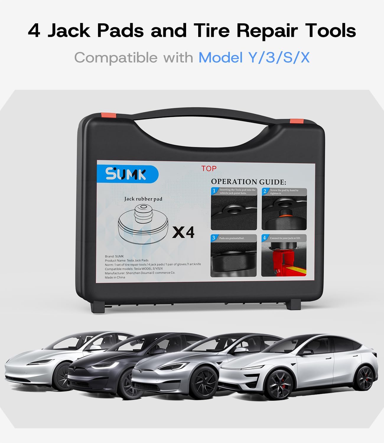 Tesla Lifting Jack Pads